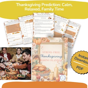 Thanksgiving baking meal planner, family meal planner, holiday list & planner, Thanksgiving dinner plan, baking schedule for Thanksgiving