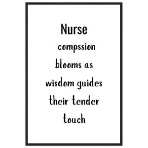 Geriatric Nurse gift, Geriatric Nurse Wall Art, Nurse gift, Nurse Wall Art