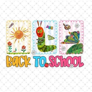 Back To School Png, Teacher PNG, Girly Png, Preppy School Png, Children's Book Png, Gift For Teacher Png, Kindergarten Png