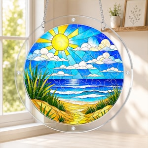 Puzzle attrape-soleil en acrylique, kit de bricolage pour adultes, pièce de puzzle de forme unique, cadeau d'anniversaire pour les amoureux de la nature