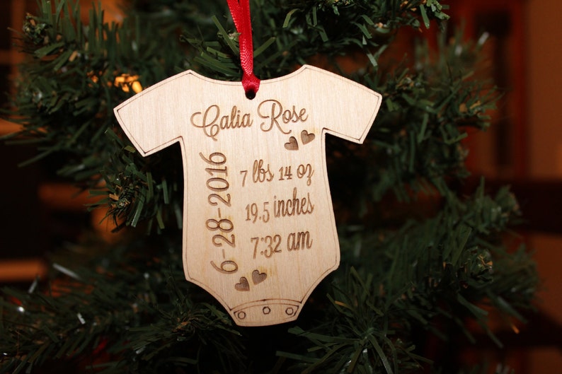 Personalized Baby's First Christmas Ornament,Baby's 1st Christmas Ornament 