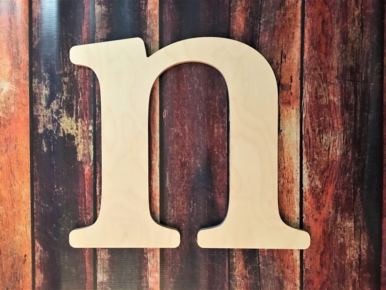 Large Lowercase Wooden Letter For Indoor Use To With 24 Image 0