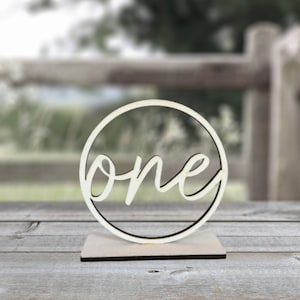 Circle Table Numbers | Wedding Reception Numbers | Gold Table Numbers | Silver Table Numbers | Rose Gold Table Numbers