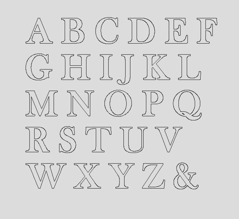 24 Inch Large Wooden Letter for Indoor Use, Wedding Guest Book - Baltic ...
