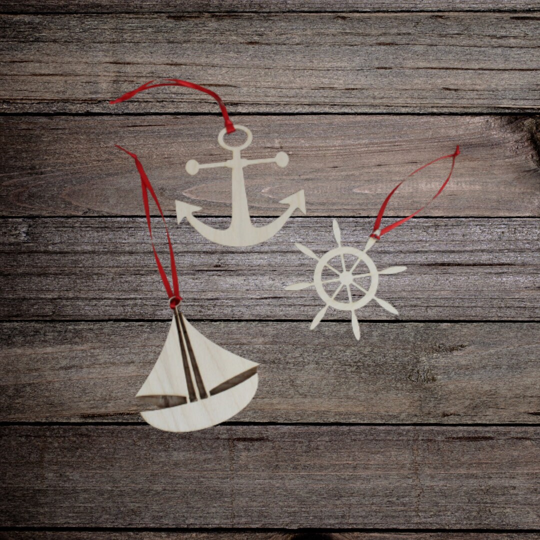 Nautical Themed Ornaments Christmas Ornaments Ocean Beach Sea - Etsy