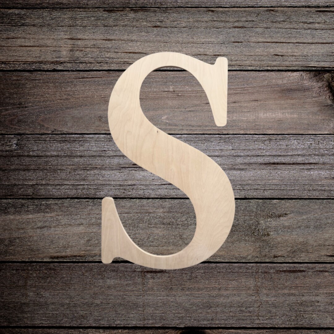24 Inch Large Wooden Letter for Indoor Use, Wedding Guest Book - Baltic ...