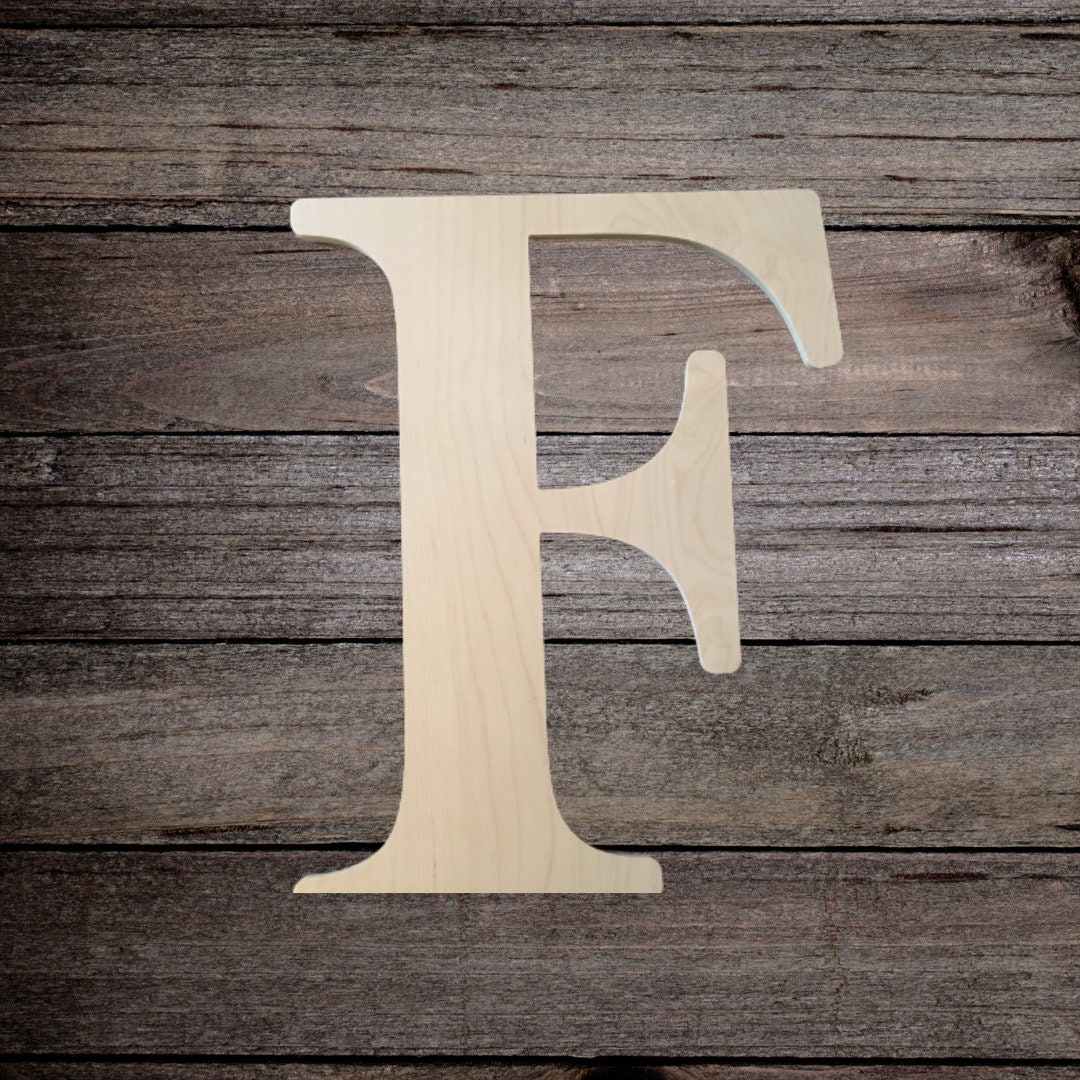 24 Inch Large Wooden Letter for Indoor Use, Wedding Guest Book Baltic ...