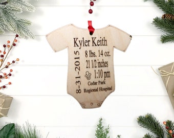 Personalized Baby's First Christmas Ornament DEADLINE December 10 for Christmas Delivery