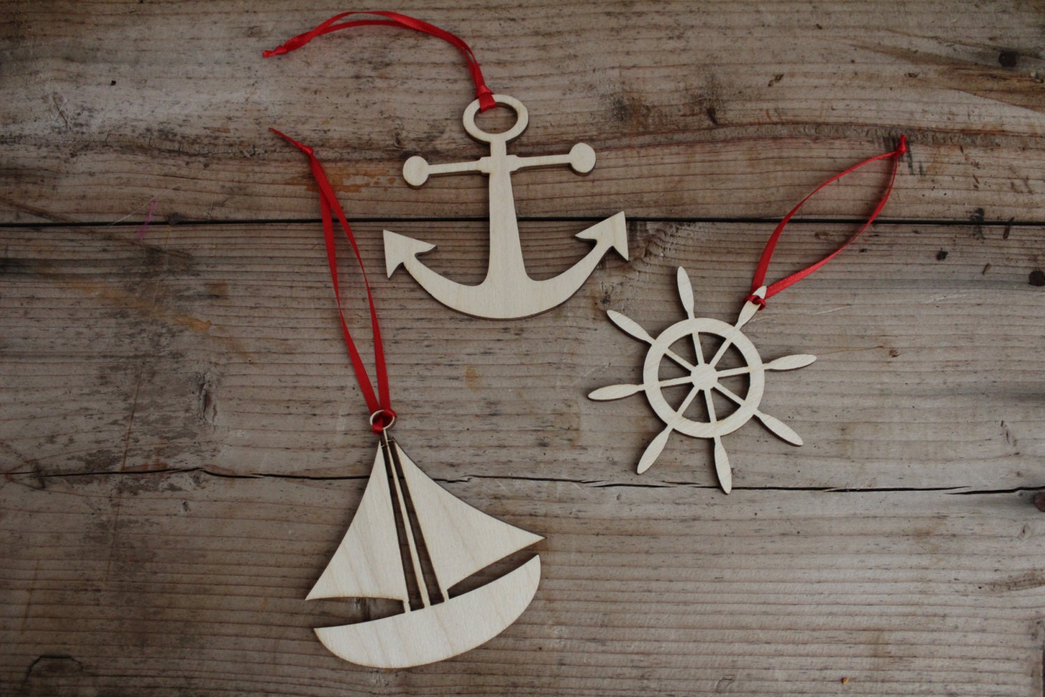 Nautical Themed Ornaments Christmas Ornaments Ocean Beach | Etsy