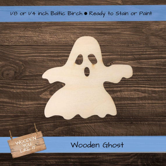 3D Ornament Boo 3 Pieces Laser Cut Out Unfinished ORN319 3D Ornament Boo 3 Pieces Laser Cut Out Unfinished ORN319