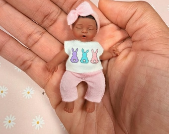 Spring Easter Outfits For Mini Silicone Baby