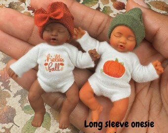 Mini baby Fall Onesies and t shirts