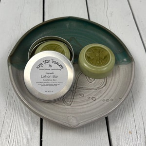 Homemade Lotion Bar, Eucalyptus Mint