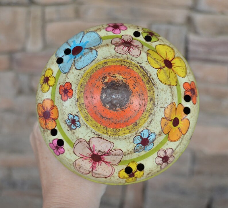 Vintage Child/'s Spinning Top Toy