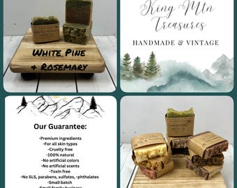 Natural Soap - Bulk, 3 Bars, Choose Your 3 Bars, Handcrafted