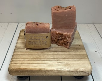 All-Natural Soap, Wild Honey Rose, Handcrafted Bar Soap