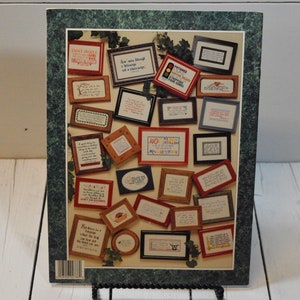 Vintage Cross Stitch Pattern Book: God&#39;s Little Instruction Book