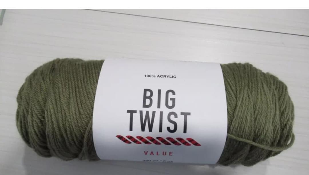 BIG TWIST Value Yarn Olive Drab - Etsy