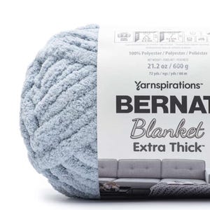 Bernat Blanket Extra Thick Fog Blue