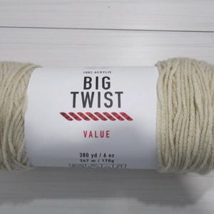 BIG TWIST Value Cream yarn