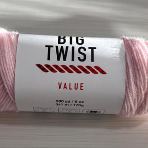 BIG TWIST Value yarn Baby Pink