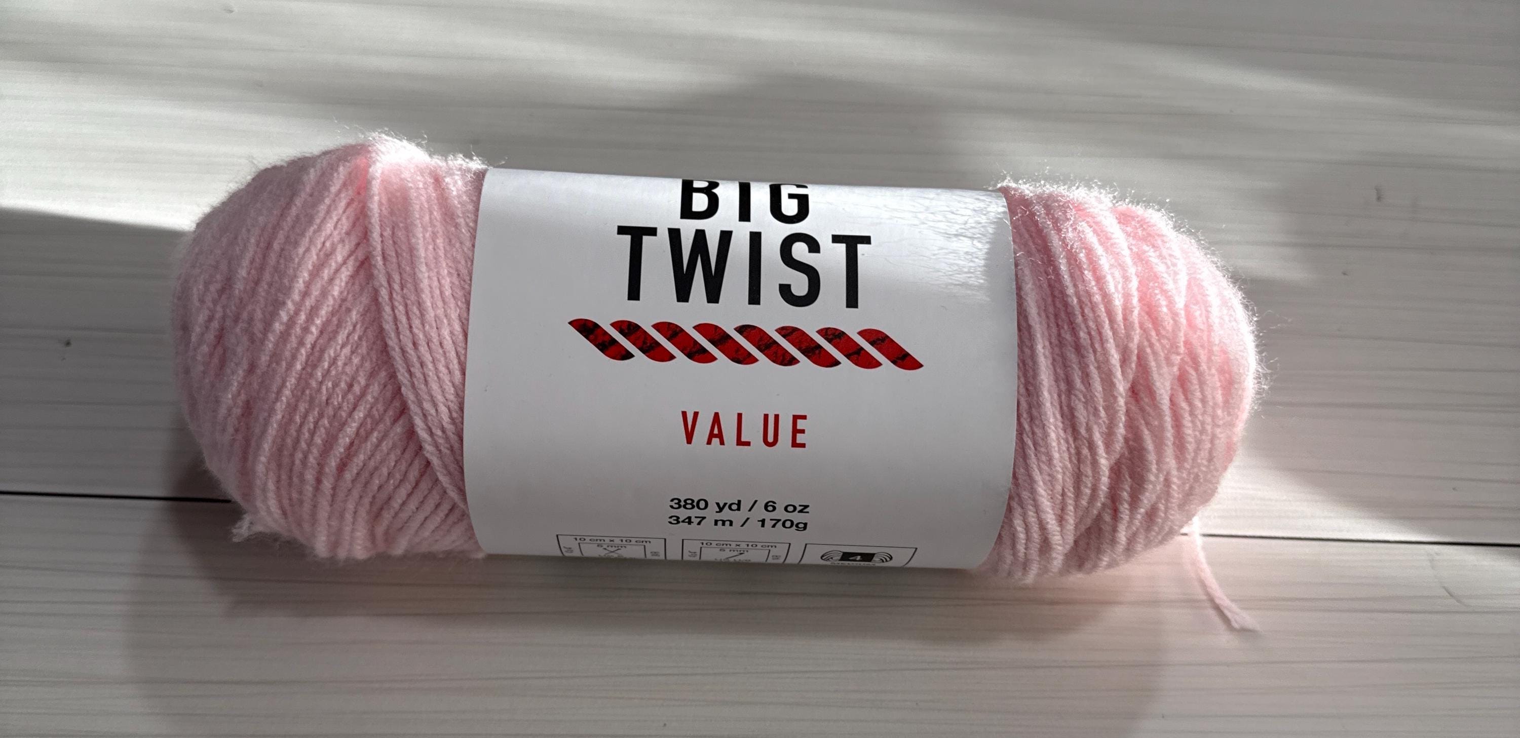 Big Twist Yarn Pink - Etsy