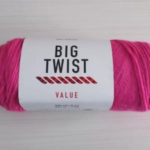 BIG TWIST Value MAGENTA yarn