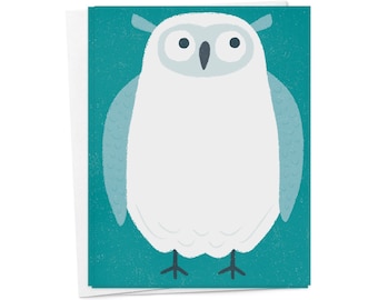 Owl Flat Note Stationery Set