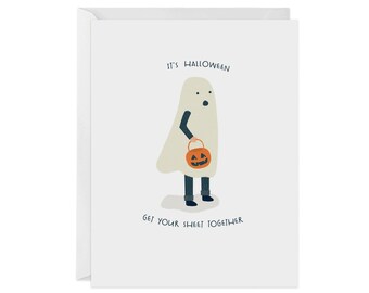 Sheet Together Halloween Card | Ghost | Greeting Card