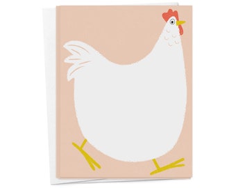Chicken Flat Note Stationery Set