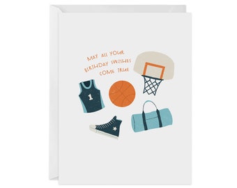 Basketball Birthday Card | Greeting Card | Teen | Sports