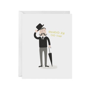 Old Chap Congrats Card | Greeting Card | Congratulations