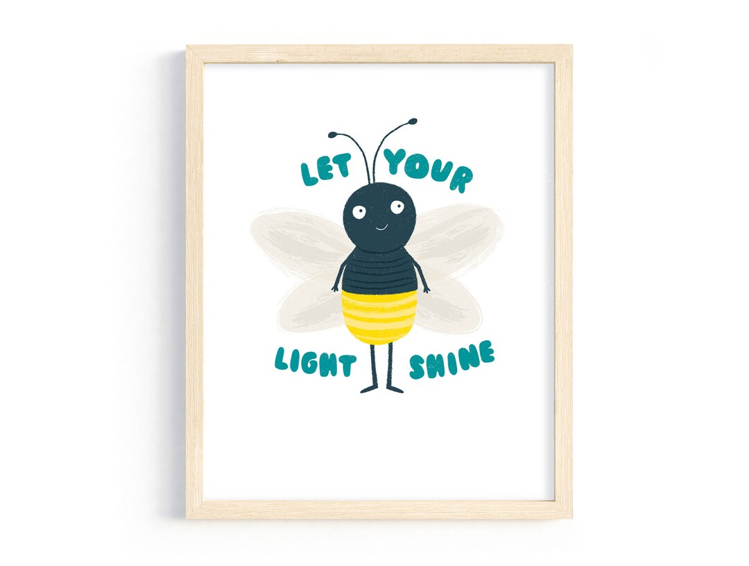 Let Your Light Shine 8x10 Art Print - Etsy