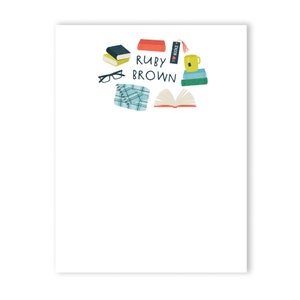 Book Lover Personalized Notepad