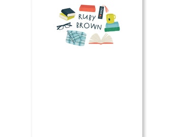 Book Lover Personalized Notepad