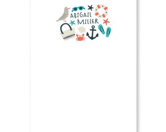 Nautical Personalized Notepad