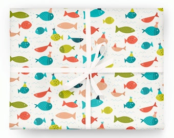 Birthday Fishes Gift Wrap | Birthday | Everyday