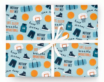 Basketball Gift Wrap | Birthday | Everyday