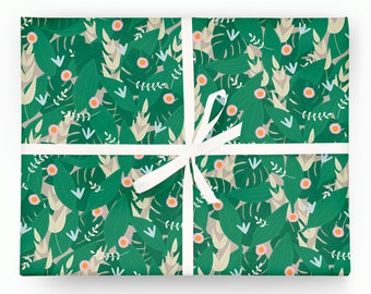 Wild Vines Gift Wrap | Floral | Leaves