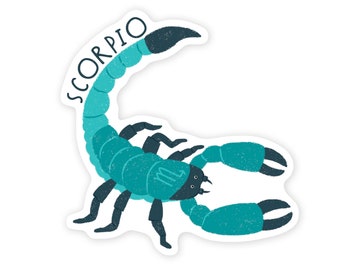 Scorpio Sticker | Die Cut Sticker | Astrology | Zodiac