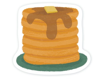 Pancakes Sticker | Die Cut Sticker