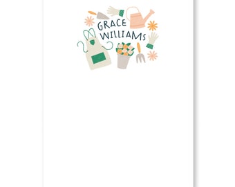 Gardening Personalized Notepad