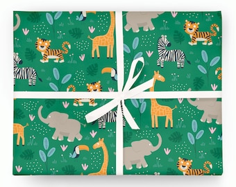 Safari Gift Wrap | Baby | Animals