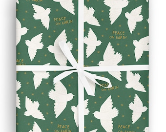 Peace Dove Gift Wrap | Holiday | Christmas