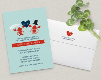 Lobster Wedding Invitation