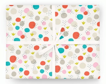 Bright Modern Dots Gift Wrap | Birthday | Everyday