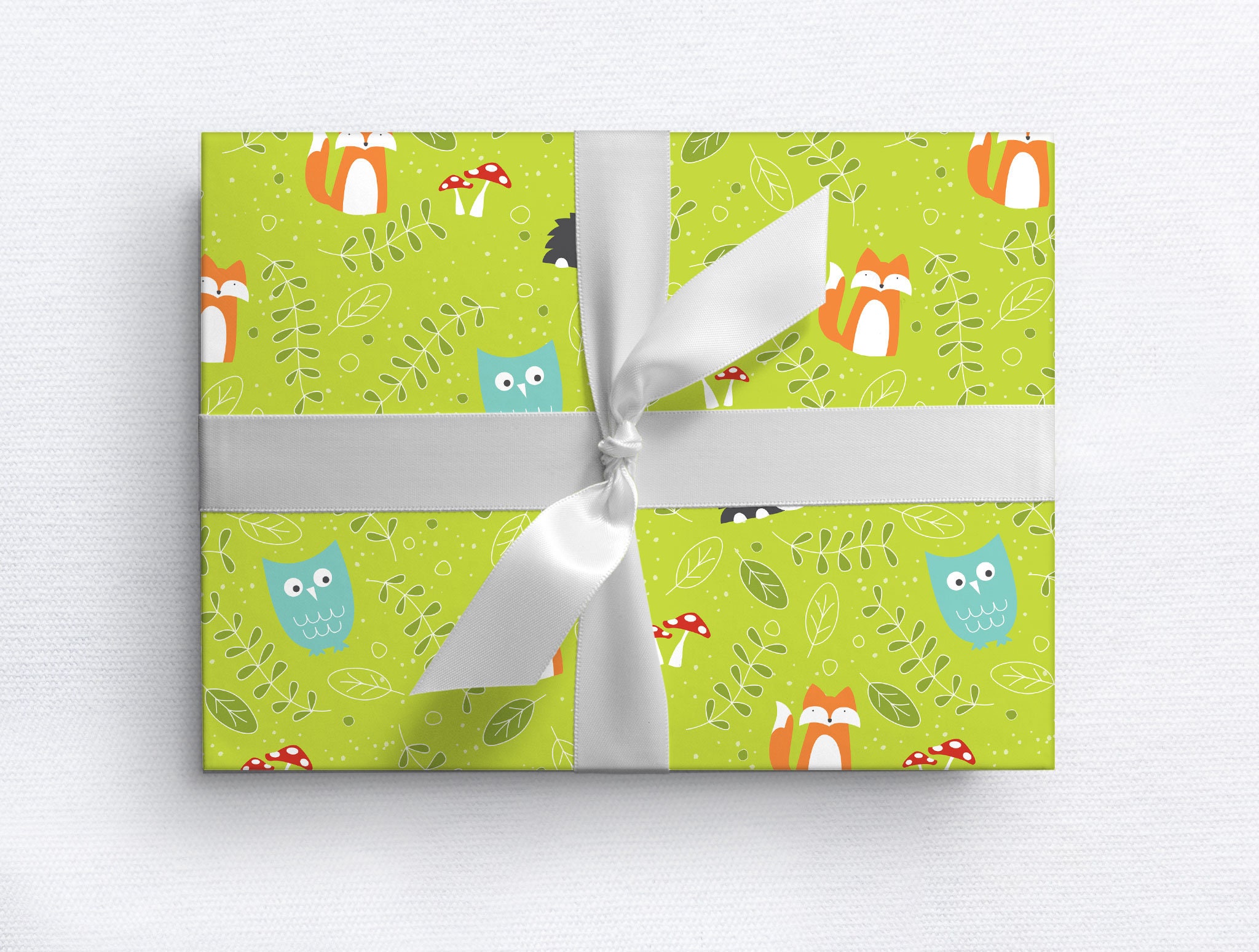 Woodland Animals Gift Wrap — Wildship Studio