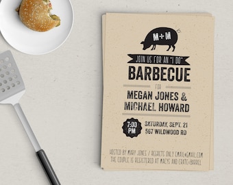 I Do BBQ Shower Invitation