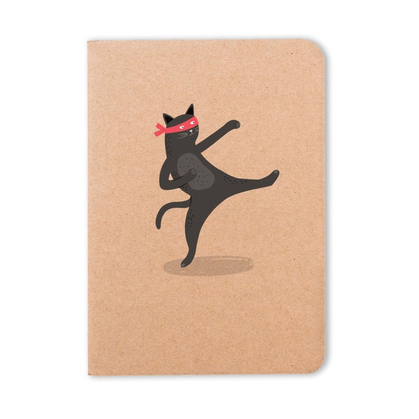 Pocket Notebook Ninja Cat