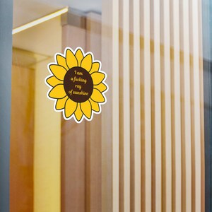 Sunflower Sunshine Vinyl Decals